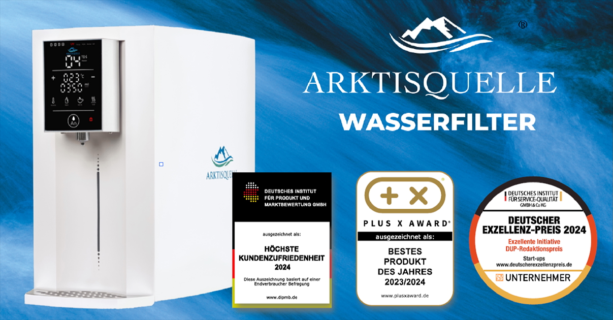 Arktisquelle – Qualitätssiegel und Auszeichnungen schaffen Vertrauen.